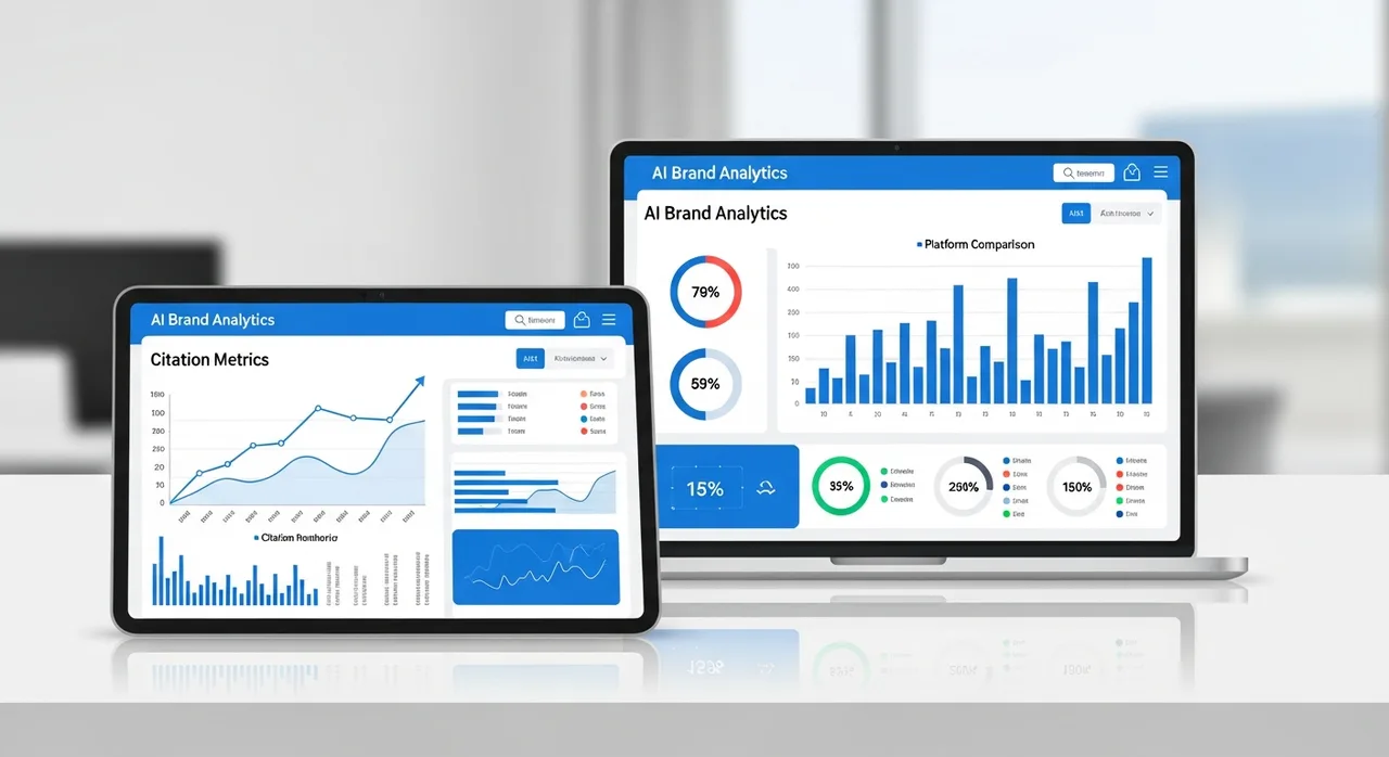 AI Citation Analytics metrics and dashboard