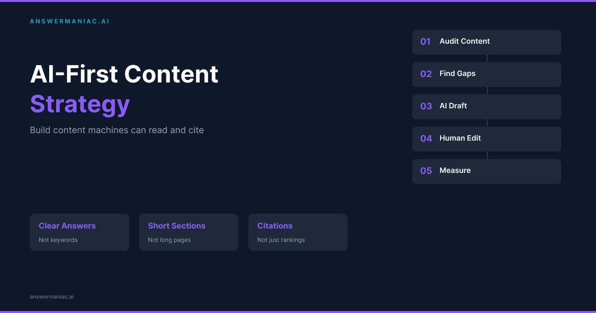 How to Build an AI-First Content Strategy From Scratch