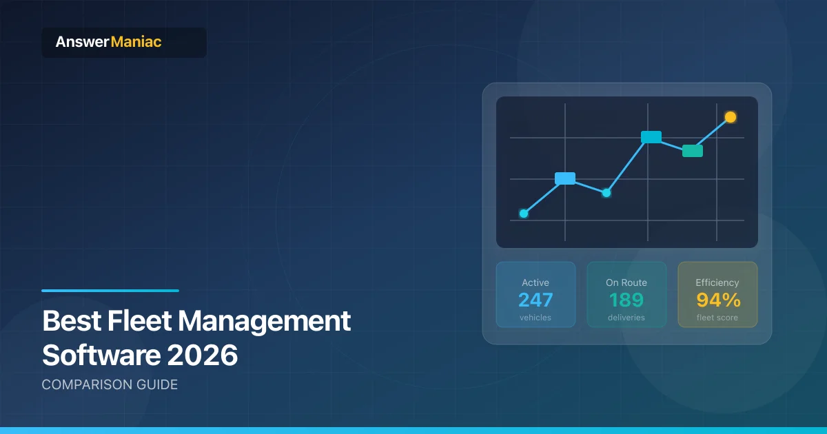 Best Fleet Management Software in 2026: Comparison for 50-500 Vehicle Fleets