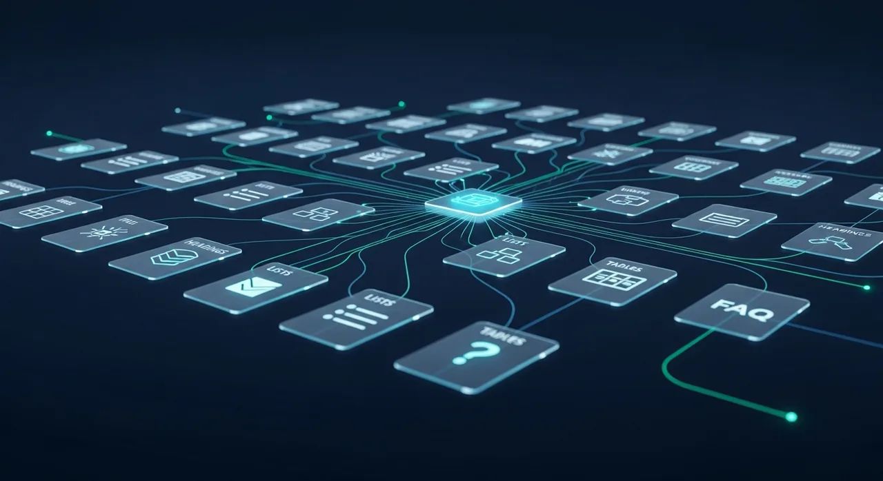 How AI extracts structured content for citations